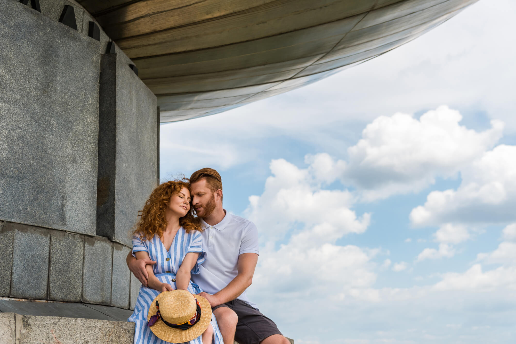 Protestant couple in love